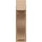 Ekena Millwork 8-in W x 20-in D x 28-in H Funston Block Rough Cedar Woodgrain TimberThane Outlooker, Primed Tan OUTUR080X20X28FST44RCPR - alternate 6